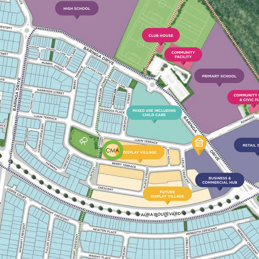 AURA MAP DISPLAY Homes By CMA AURA MAP DISPLAY Homes By CMA